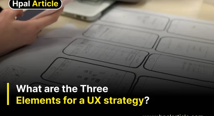 three Elements for a UX Strategy